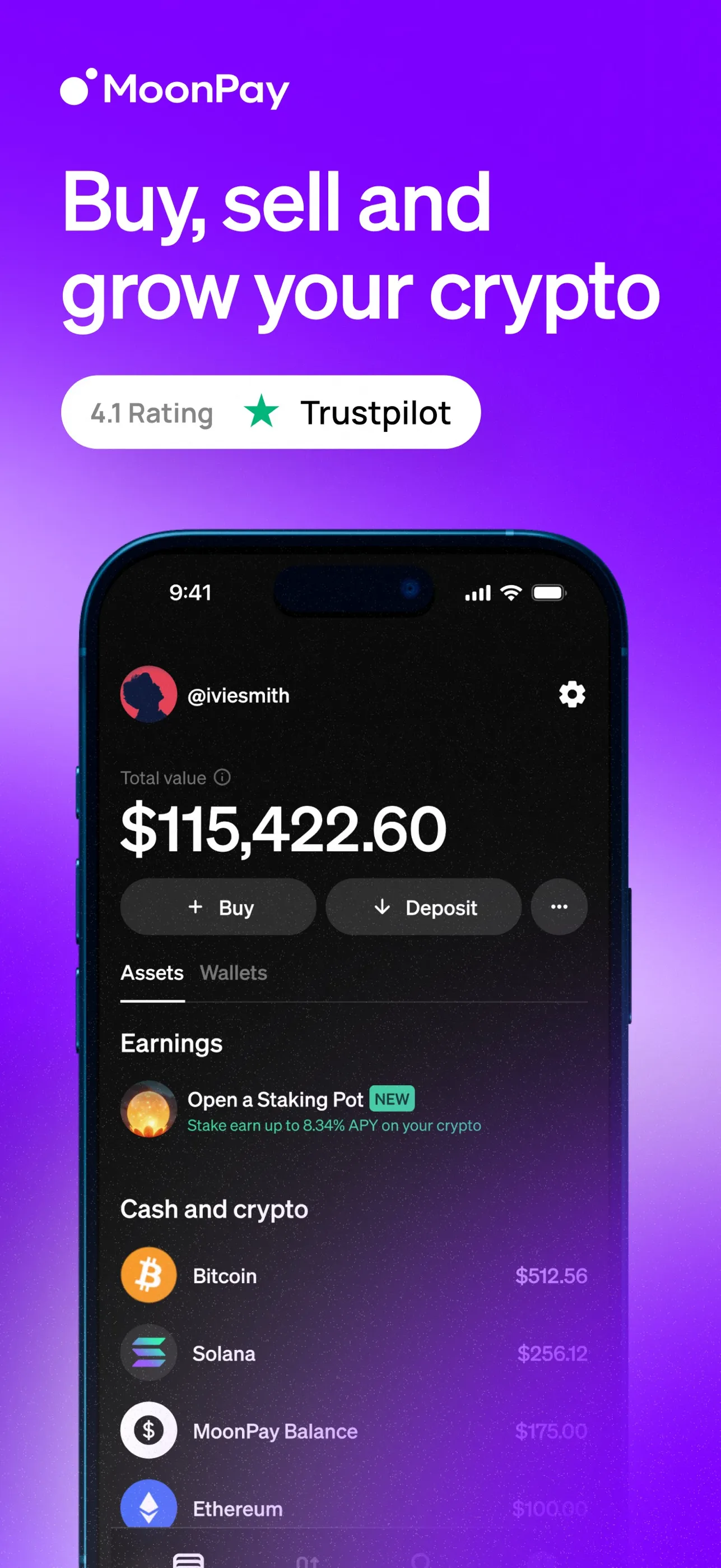 MoonPay App screenshot 1