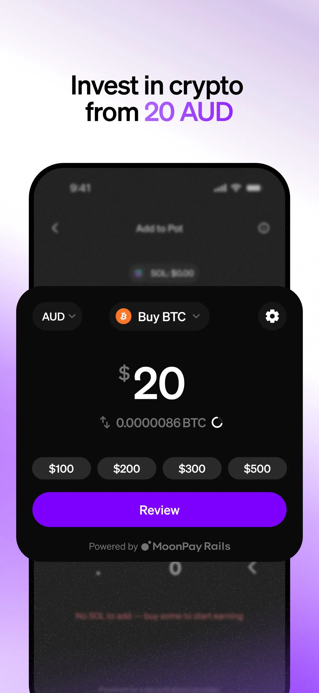 MoonPay App screenshot 2